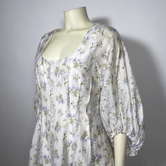 BROCK COLLECTION x H&M White Floral Mini Dress - Picture 8 of 9